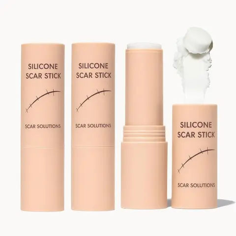 Original Silicone Scar Care Stick with Hyaluronic Acid & Centella Asiatica, Alcohol-Free Moisturizing Hydrating Gel Stick for Face, Pore Control Daily Skincare, 0.20 oz
