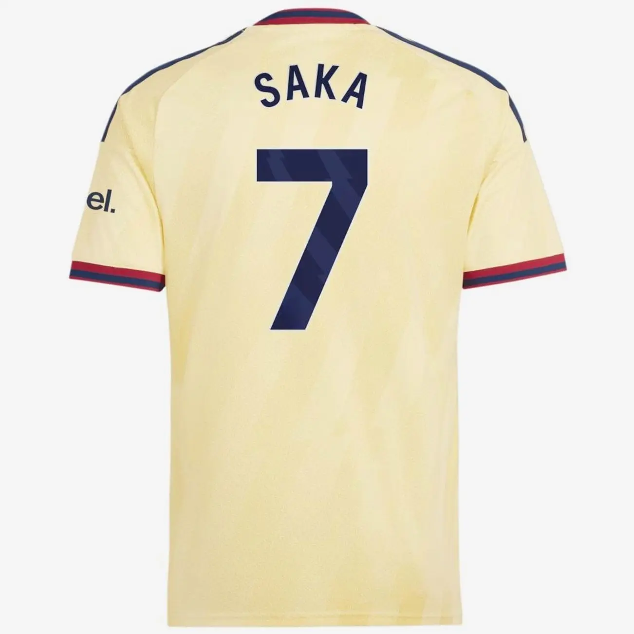 Unisex Soccer Shirt Bukayo 7 2026/27 Third Replica Jersey - Yellow Premier