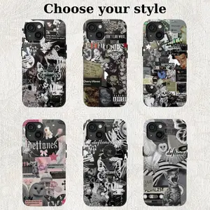 6 Styles Alt Metal Aesthetic Tough Case Cover For iPhone 17/16/15/14/13/12/11/X Plus Pro Max Mini - Rock Phone Case Gift