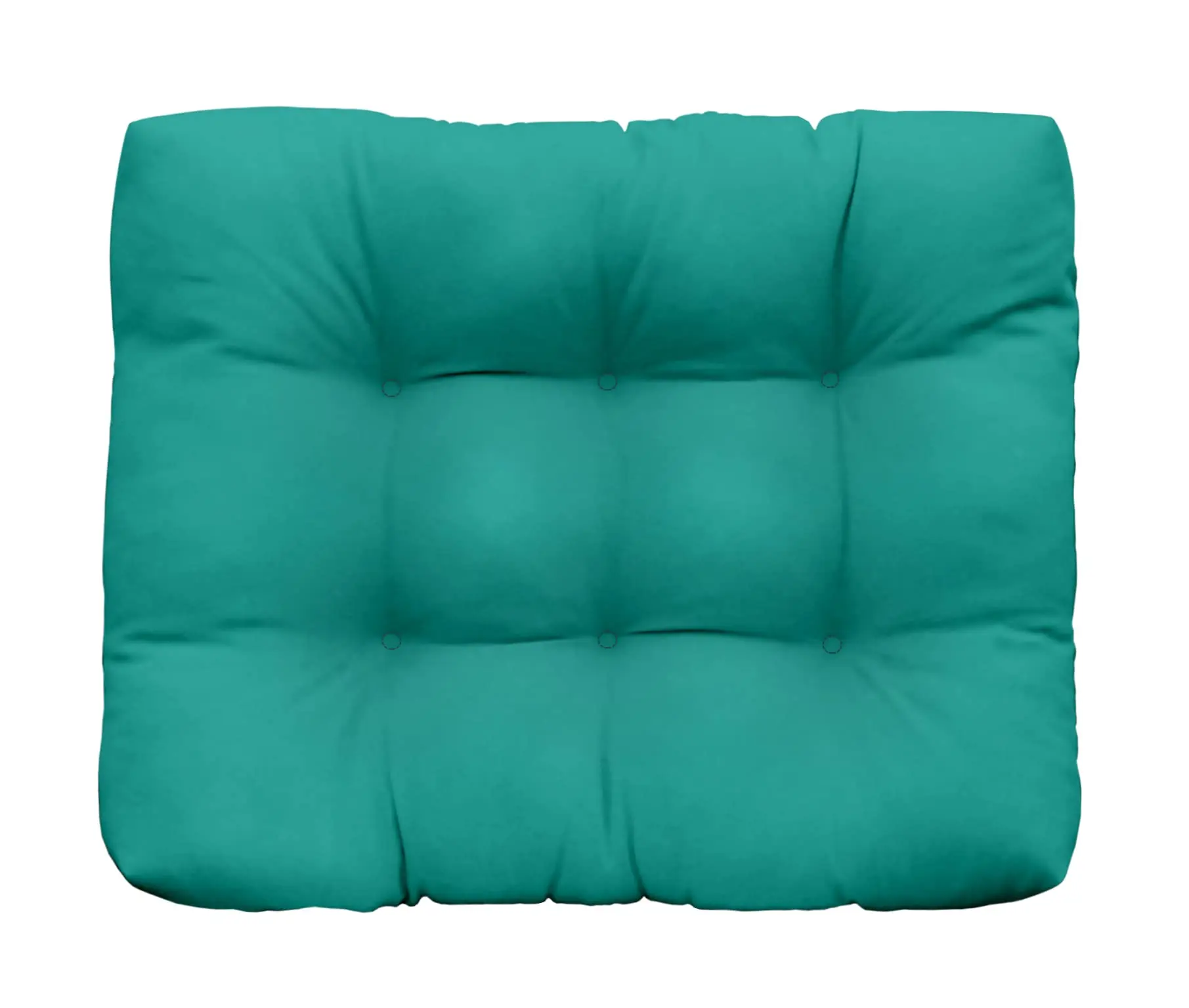 RSH Decor Tufted Ottoman Cushion for Patio 24" x 20" Outdoor Use Water-Resistant