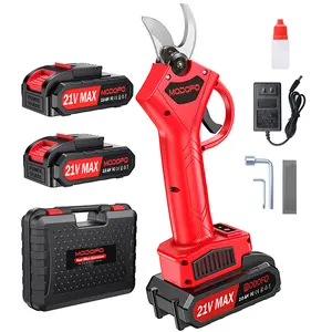 Electric Pruning Shears, Upgraded 1.4'' Cutting Diameter Powerful Brushless Motor Cordless Pruning Shears, 2000×2 Batteries for Gardening Tree Branch