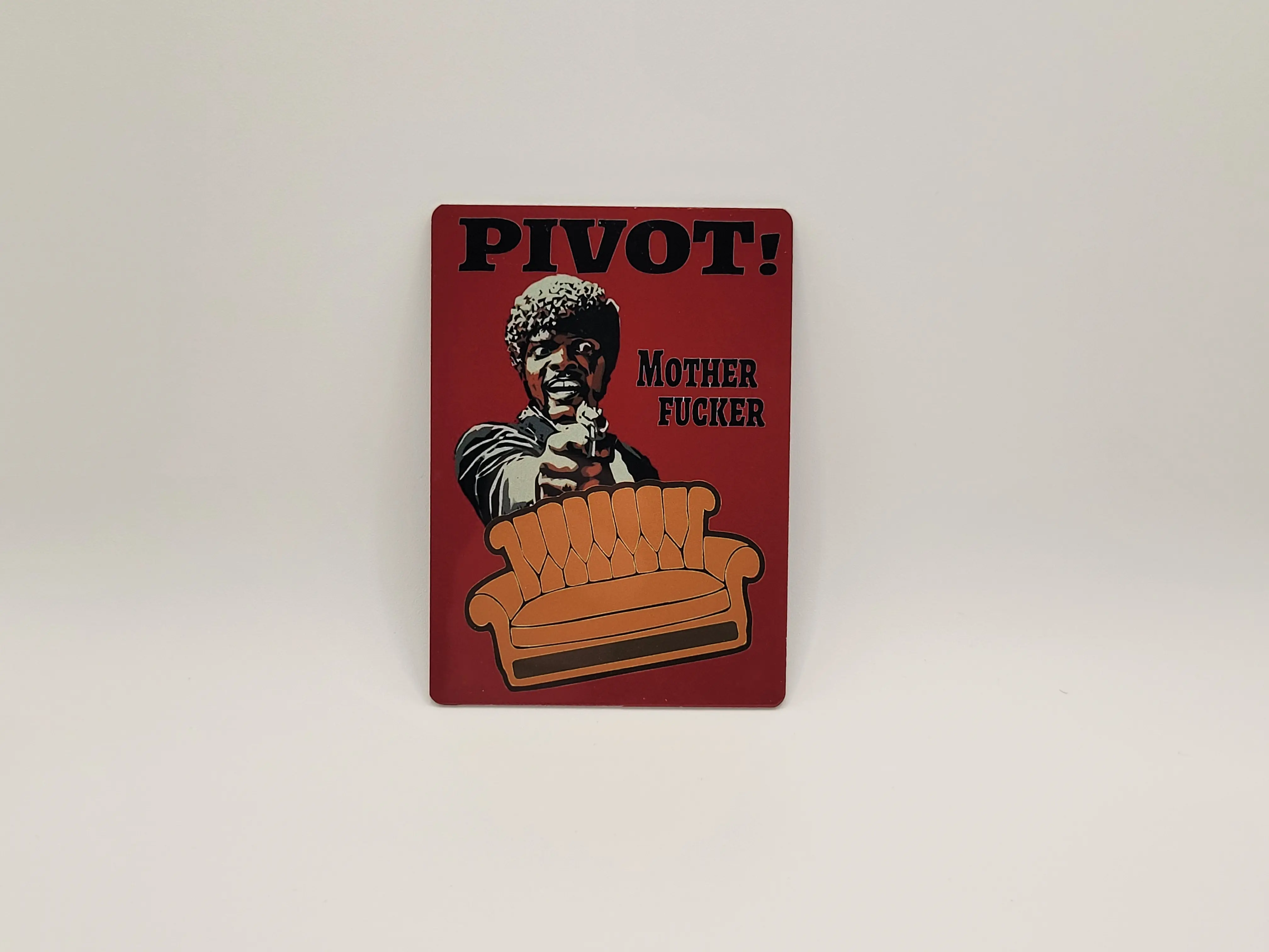 Pivot, Firefighter aluminum playing card. Firefighter gifts, firefighter helmet card. Magnet option available.