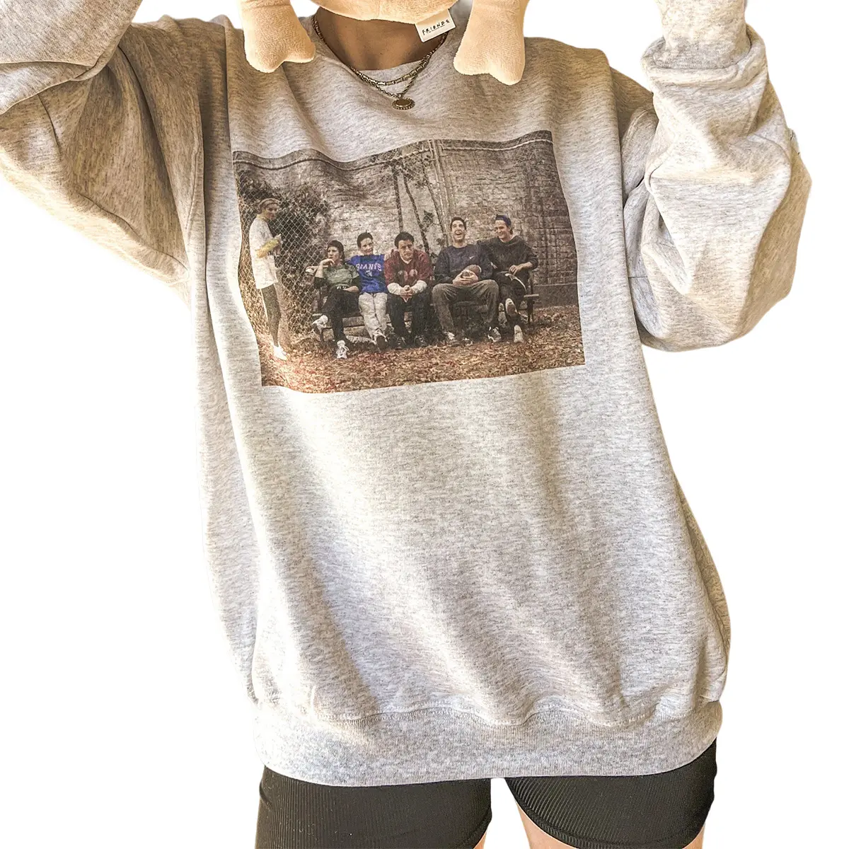 FRIENDS Sweatshirt, The One Where They Play Football, Pop Culture Sweater, 90s Vibes, Fall Football Sweatshirt Unisex Cotton Fabric Casual