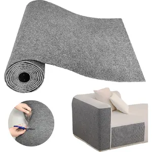 Cat Scratch Couch Furniture Protector, Adhesive Cat Scratch Pad Deterrent for Furniture, DIY Climbing Cat Scratcher Couch Protector from Cat Claws Scratching for Indoor (LightGrey,39.3x15.8In)