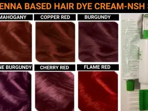 Dye Gray Hair Red-Brown-Black and Blonde with Henna Hair Dye Cream or Change Hair Color at Home-Permanent Long lasting Hair Dye Colors-Silicone Free-Organic-Suitable for Women-Men-All Genders