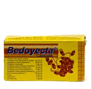 Bedoyecta B Vitamins Capsules - 30-Count Multi-Ingredient B Complex Dietary Supplement, B12, Immune & Brain Health Support, Focus & Fitness Energy Boost Capsules Vitamins Supplements, B12 Vitamins Supplements