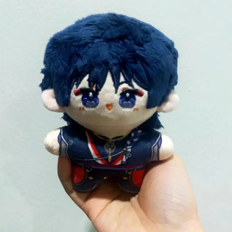12cm Wanderer Pendants Dolls Mini Soft Plush Genshin Impact Scaramouche Keychain Bag Pendant Doll  Child Holiday Birthday Gift