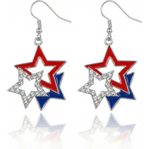 Halloween, Christmas, 4th of July Patriotic Earrings, Holiday Earrings Independence Day Stud Dangle Drop Earrings Hook Fashion Jewelry Gift for Women
