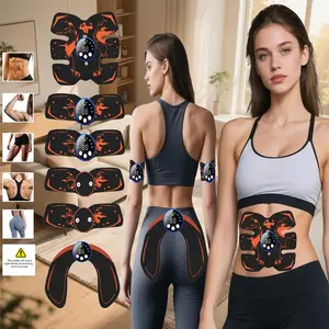 Abs & Glutes，Electronic Muscle Stimulator Trainer, Core Glutes Trainer, ABS Stimulator Smart Wearable Butt Lifting Machine,ABS Stimulator Abdominal, for Abdomen, Arms, Legs,Get Abs While Watching TV