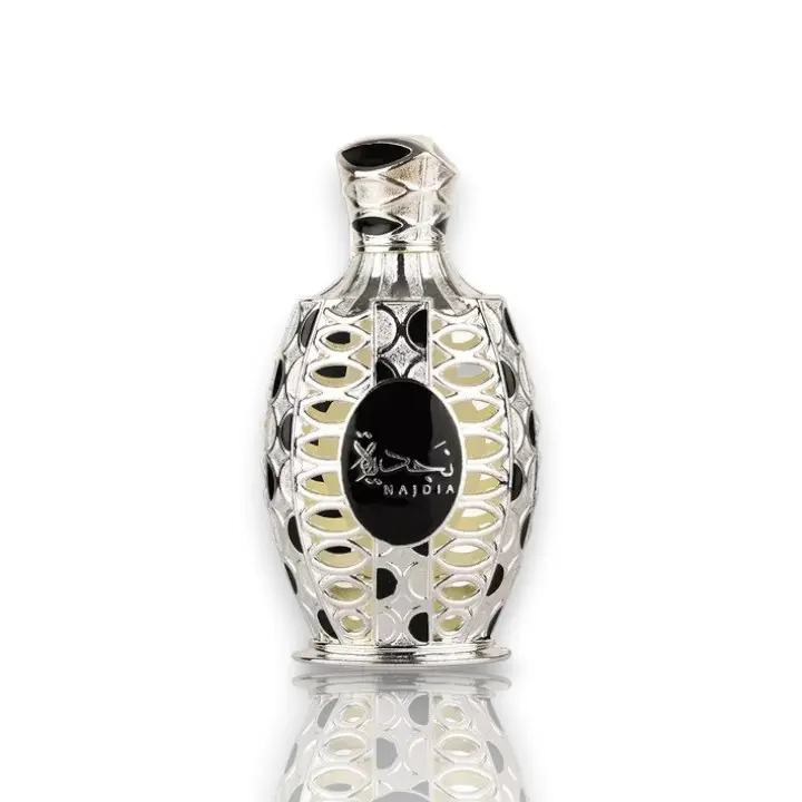 Lattafa Najdia Unisex Pure Concentrated Oil-Based Perfume - 25 ML (0.85 oz) - Captivating, Fresh EDP Fragrance with Citrus, Aromatic, Aquatic, Spicy, Citrus Floral Woody Notes