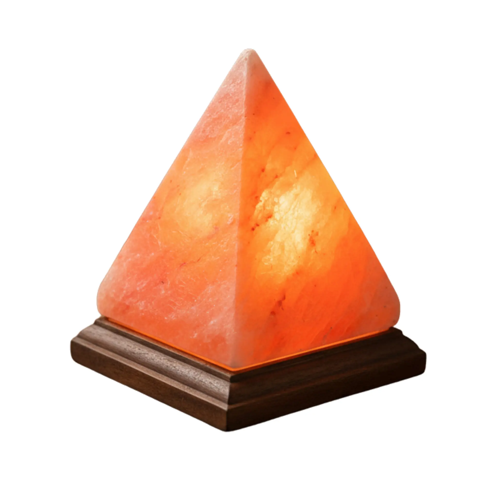 Zestiq Foods Himalayan Pink Salt, Pyramid Shaped Lamp, 8–10 lb – Natural Salt Crystal Lamp for Home Décor, Relaxation & Warm Ambiance