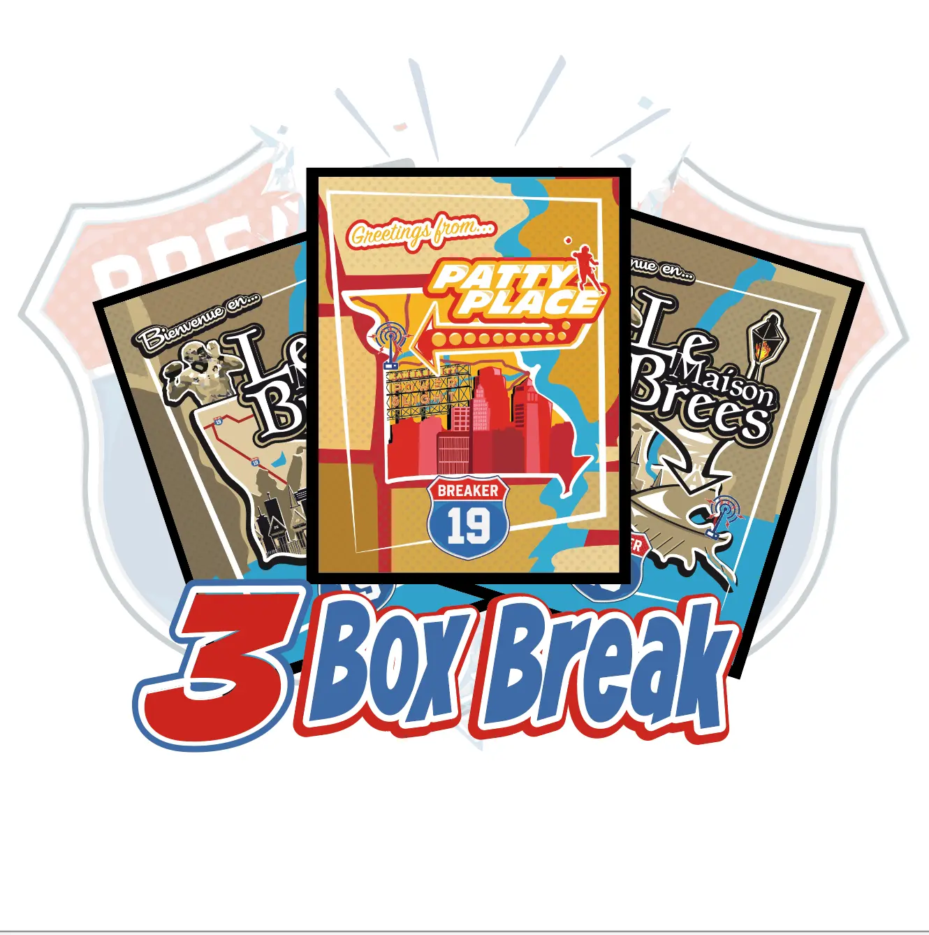 1001: Three Box PYD Divisional Break-Football, Basketball, Baseball