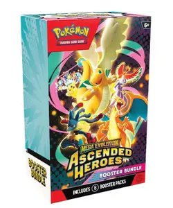 Mega Evolution Ascended Heroes Non-Sports Trading Card Booster Bundle, Collectibles & Trading Card Accessory Set, Ascended Heroes Cards
