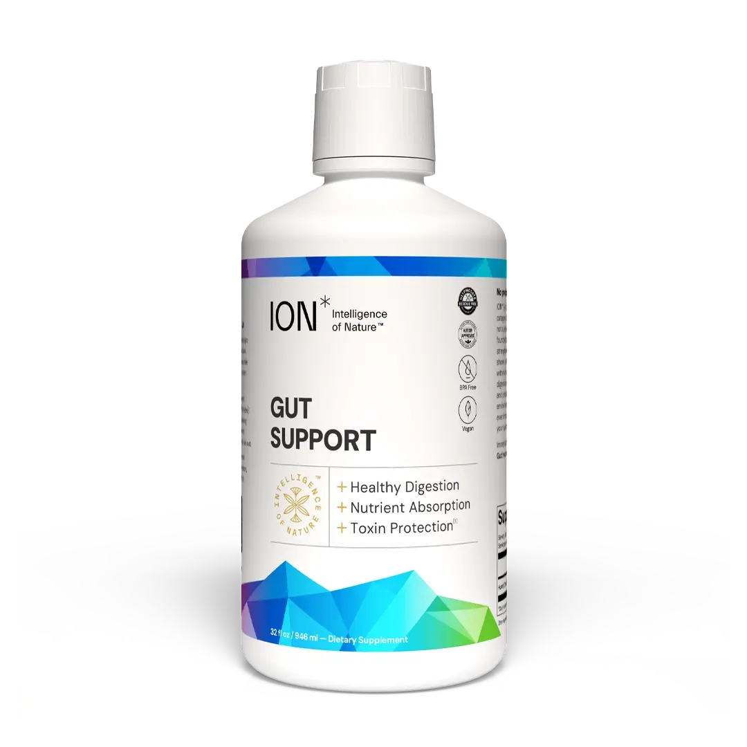 ION* Gut Support  is a Soil-Derived Mineral Formula, Science-Backed, Nature-Powered, Strengthens Gut Lining in 16 Minutes, Supports Smoother Digestion & Better Nutrient Absorption