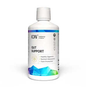 ION* Gut Support Backed by science and powered by nature, this soil-derived mineral supplement begins strengthening your gut lining in 16 minutes. Experience smoother digestion, better nutrient absorption, and real support where it matters most.
