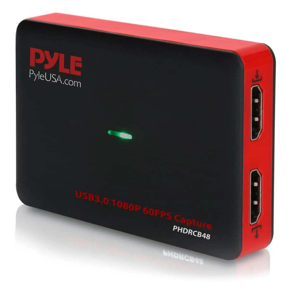 Pyle PHDRCB48.5 Compact Portable Digital Video Recorder Device, USB3.0, HDMI Pass-Through, Durable Live Streaming Audio & Video Accessory