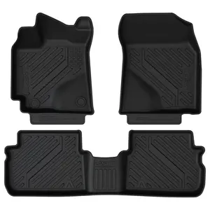 Lasfit Custom Fit All Weather Anti-Slip Waterproof Floor Liners for 2009-2013 Toyota Matrix, Automatic Transmission Only, Lightweight & Flexible, Car Interior Protection Accessories, All Weather Mats Floor Mats