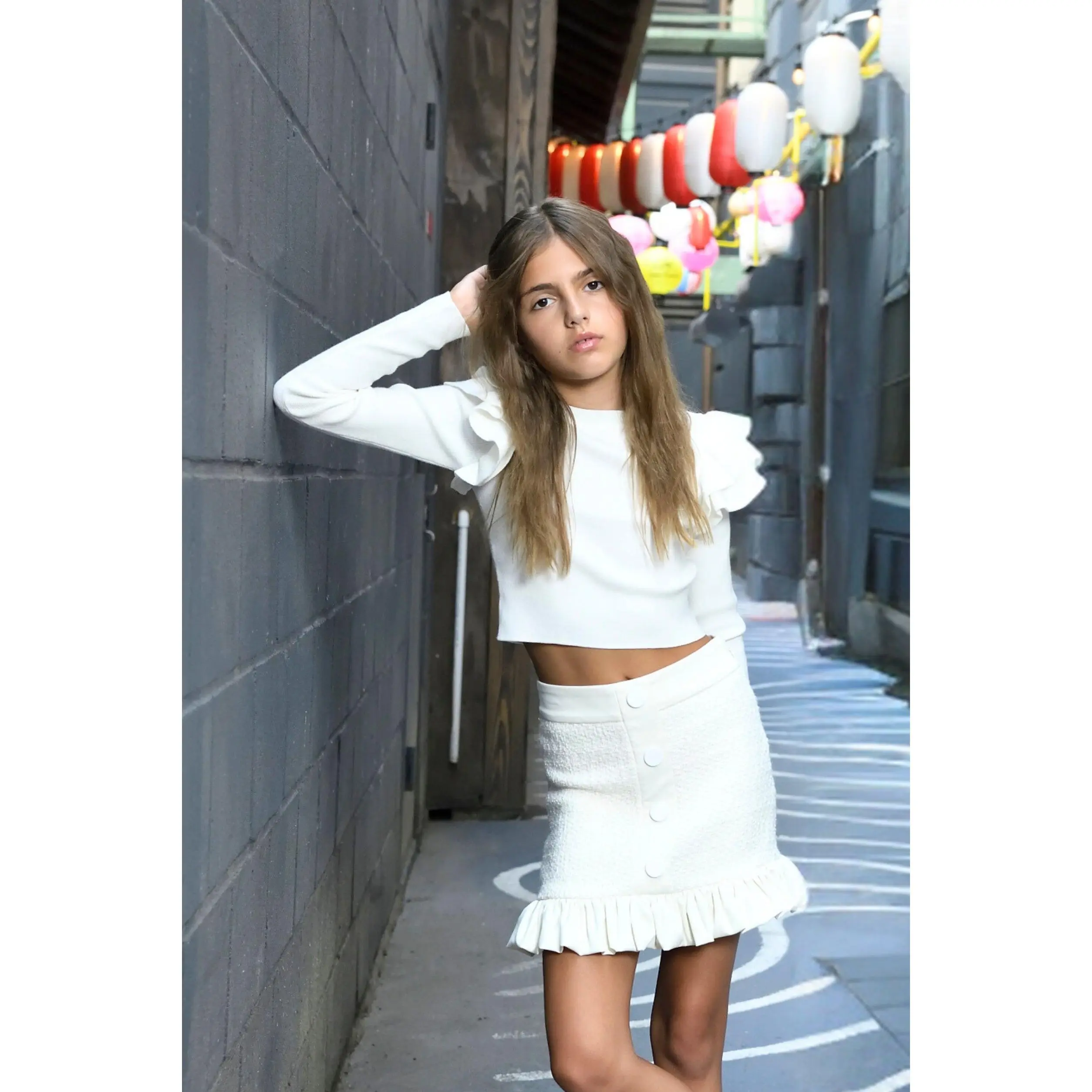 TWEEN CORDELIA BOUCLE OCCASION SKIRT