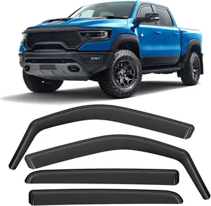 Tint Rebel Premium Rain Guards / Window Visors For Dodge Ram 1500 Crew Cab 2019-2026