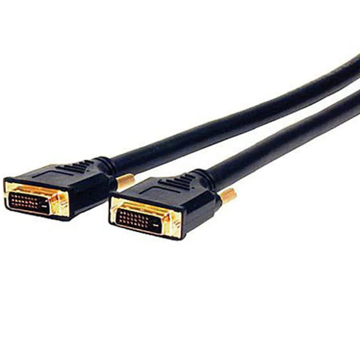 DVI-D Male to DVI-D Male Cable - 10' Standard Series 28 AWG Dual Link, Durable Copper Wire Audio & Video Cable for Computer, DVD, HDTVs (Enhances Video Signal)