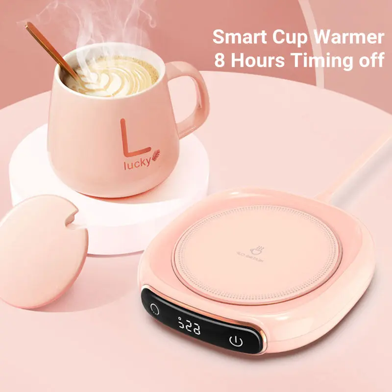 Smart Coffee Mug Warmer – USB Heating Coaster