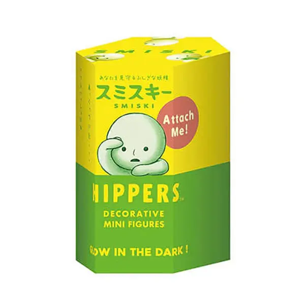 Smiski Hipper Glow in The Dark Mini Figure | Cute Decorative Blind Box Toys, Smiski - Hippers Series Mystery Box - Kawaii Glow-in-the-Dark Phone & Laptop Decor