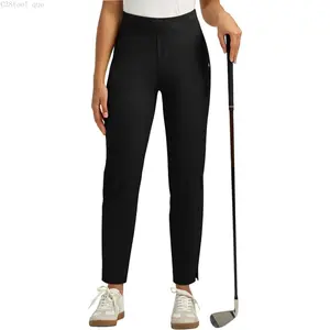 Women's Golf Pants Ankle Travel Stretch Petite Pants for Casual Dress Work with 2 PocketsC38tool que