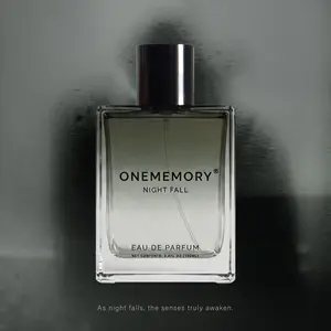 ONEMEMORY Night Fall 3.4oz (100ml) | Long Lasting Woody Cologne for Date Night & Daily Wear