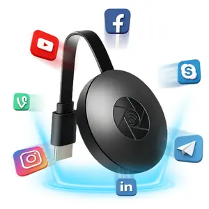 Wireless HDMI display adapter, portable wireless HDMI extender, screen mirroring support, plug and play, mirroring iOS/Android/Mac screens to TV/monitor (without delay), streaming devices, wireless HDMI transmitter and receiver