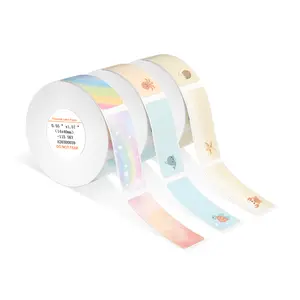 JADENS JD-11 Label Maker Machine, Wireless Bluetooth Mobile Thermal Label Printer with 3 Roll Tapes, Ink-Free with Multiple Layouts for Home, Office