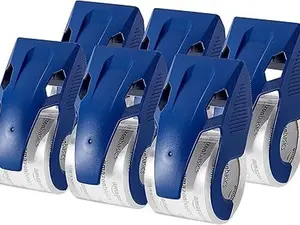 Heavy Duty Clear Packaging Tape with Dispenser for Shipping, Packing and Moving Supplies - 6 Pack