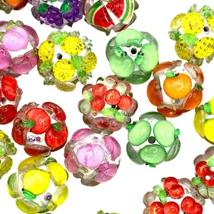 Fruit Vibes Fancy Polymer Clay Beads - 5pcs