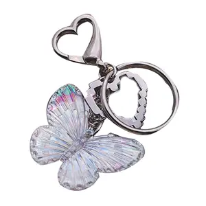 Sweet Butterfly Keychains Party Gifts Stainless Steel Material Cute