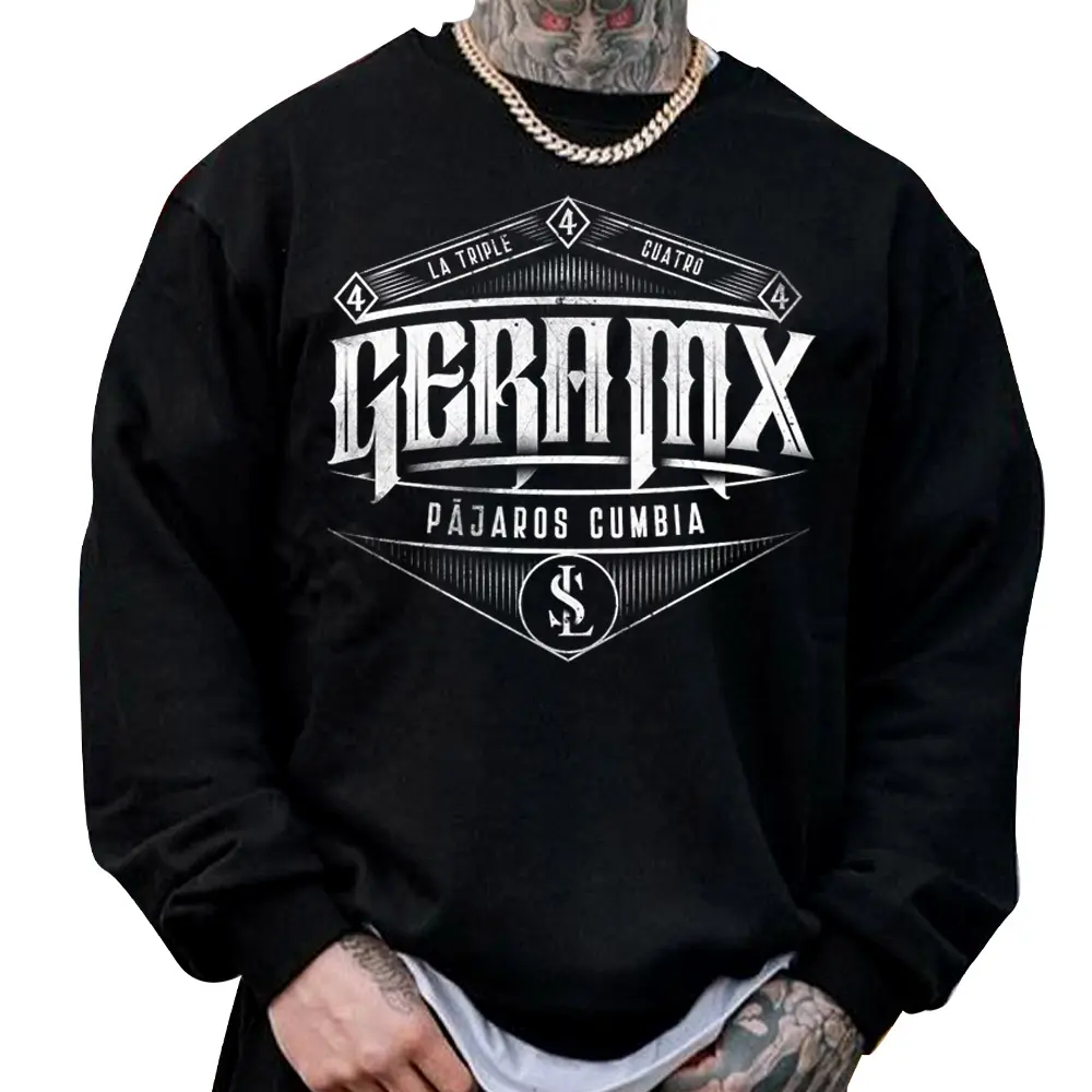 G Mx Rapper Mexican Chicano Clothing Lowrider Style Chicana Art Gangster Clothes Cholo Outfit Cotton Fabric Unisex Hoodie for Men and Women Long Sleeve Casual Streetwear