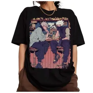 Kakashi And Gojo 1 Jjk Shirt, Jjk Anime Shirt, Jujutsu Kaisen Tee, Gift For Manga Lover, Unisex Short Sleeve Tee