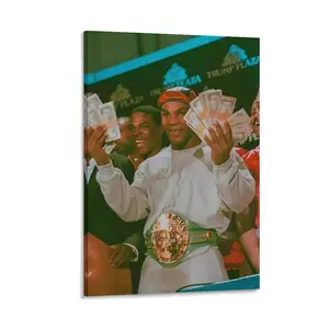 Mike Tyson Iconic Vintage Champion Photo Premium Poster Print Wall Art