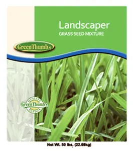 212 MAIN 46650 Landscape Grass Seed Mix, 50 lbs, Ideal for New Lawns and Over Seeding, Broad Coverage