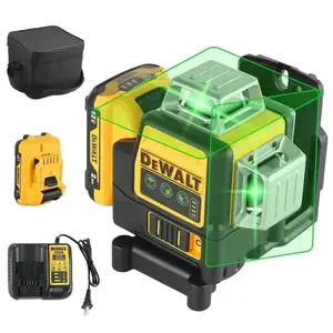 DEWALT DW089LG 12V Cordless Green Laser Level 12 Lines 360° Coverage Li-ion Battery Powered for DIY Professionals Outdoor Tool