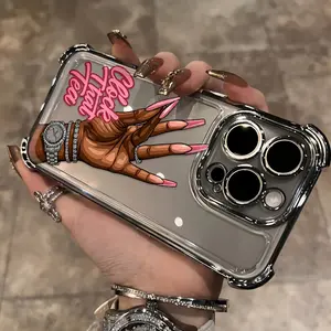 Phone case:  Fashion Creative English Clock That Tea Design Phone Case Suitable for iPhone 17 16e 16 15 14 13 12 11  Pro Max Air X XR XSMAX 8 7 Plus Anti-Drop Transparent Soft Back Cover