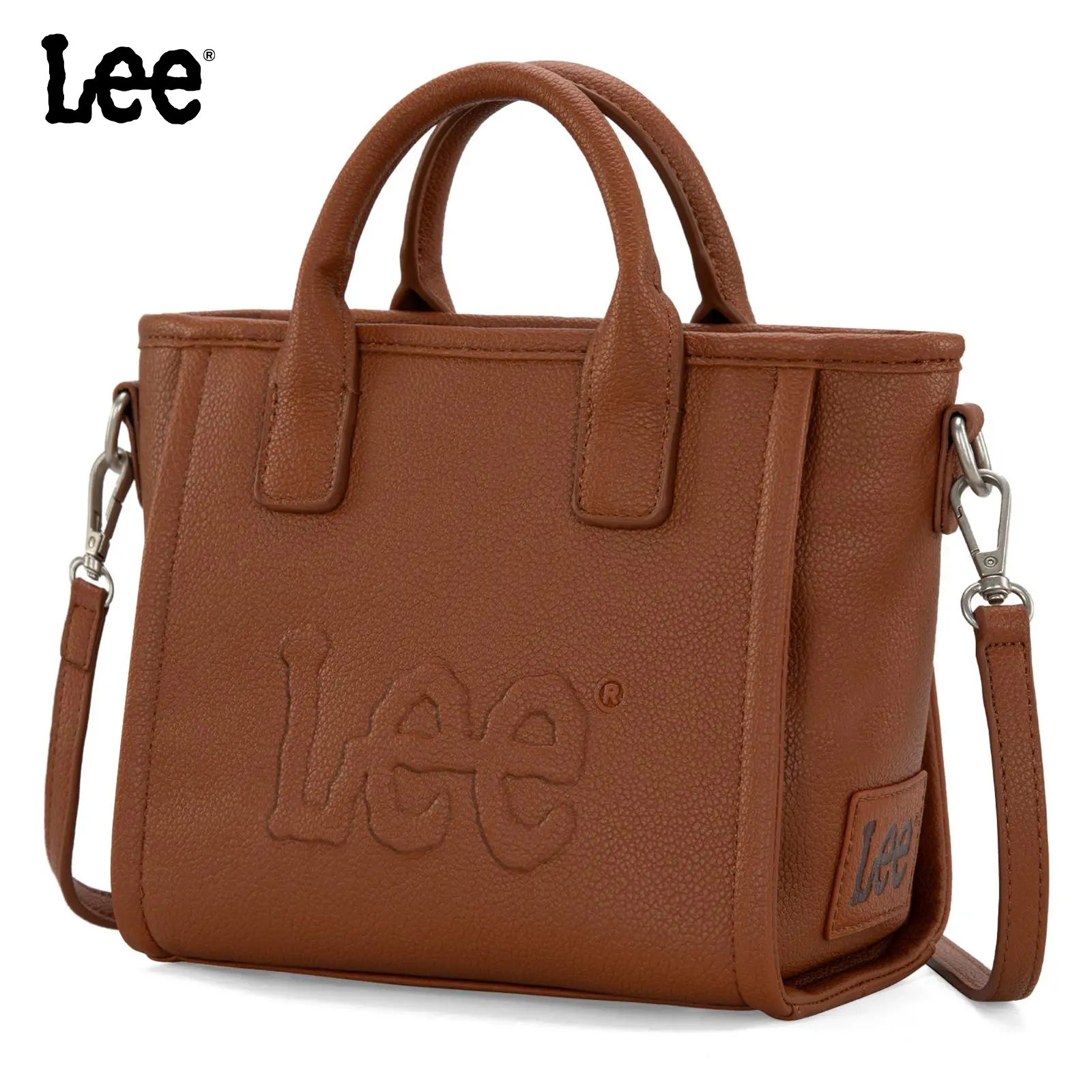 Lee fashionable small tote bag with adjustable shoulder strap, can be used as a shoulder bag or crossbody bag, available in multiple colors, a must-have versatile fashion item.