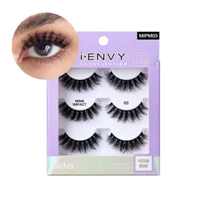 I-ENVY Mink Impact Multipack Vegan Strip Lashes