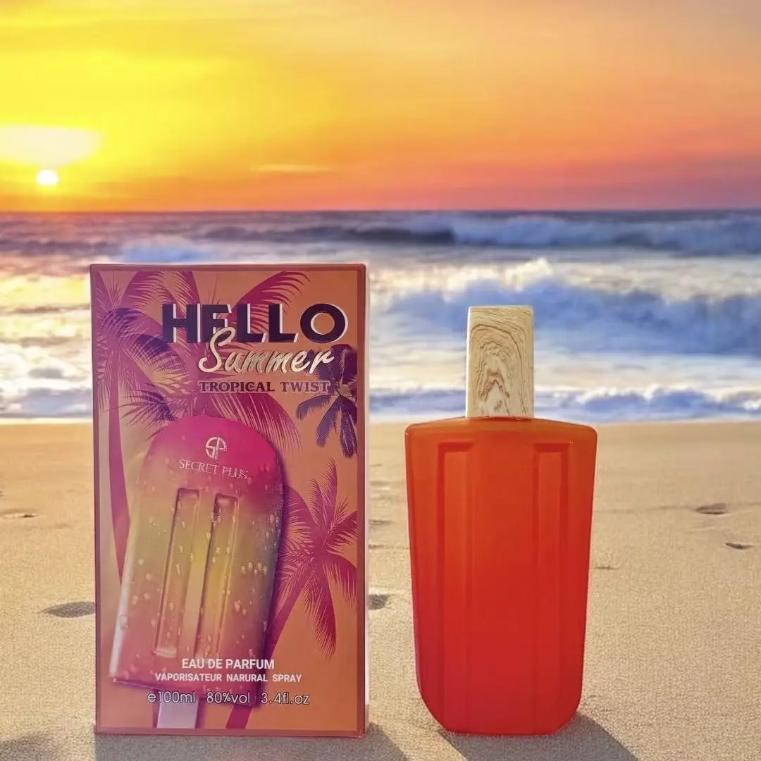 HELLO SUMMER Tropical Twist Women's EDP Perfume, 100ml-3.4oz - Sophisticated Citrus-Infused Fruit Scent, Long-Lasting Fresh All-Day Wear, Ideal Beauty Gift for Special Occasions, Perfume For Women