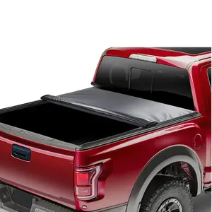 【Spotlight Day】VEVOR Truck Bed Cover, Roll Up Truck Bed Tonneau Cover, Compatible with 2019-2024 Chevy Silverado GMC Sierra 1500 (NOT FIT 19-24 Classic) Bed, for 5.8 x 5.3 ft Bed, Soft PVC, Roll Up Tonneau Cover