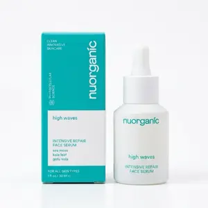 nuorganic High Waves Face Serum - Sea Moss - Radiant Skin Repair + Lighweight Hydrating Dewy Formula tiktokshopspringglowup