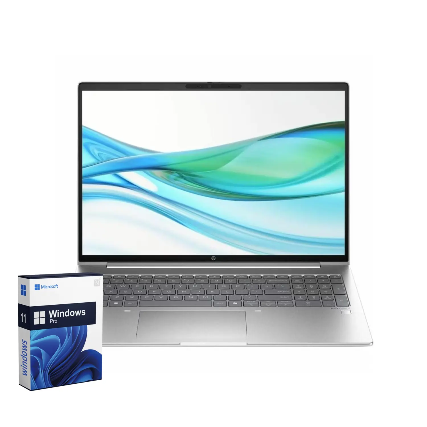 HP ProBook 460 G11 16" Business Laptop - Portable PC Laptop, Student Computer - Intel Core Ultra 5 125U - 16GB RAM - 256GB SSD - Pike Silver Aluminum - Windows 11 Pro - IPS Technology - Front Camera, Business Laptop Computer, Portable Laptop