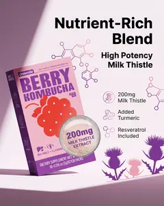 【Onismile Live】 Composite Berry Flavor Kombucha Contains Three Layers of Natural Liver-Protecting Ingredients. Essential for Drinking Alcohol, Staying Up Late and Social Events. Helps Reduce th PDCe Burden on the Liver.