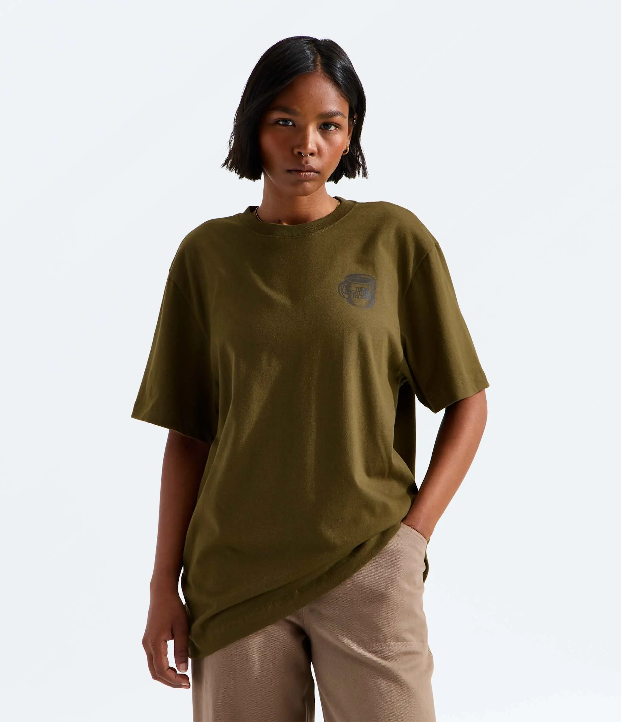 The North Face Unisex Basecamp Barista Relaxed Short-Sleeve Tee—Graphic