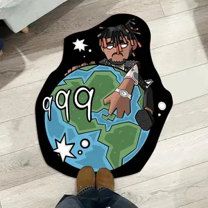 Creative Cartoon Pattern Floor Mat, 1 Count Home Decorative Carpet, Decorative Area Rug for Home Living Room Bedroom, Household Decorative Rug, Boho Area Rug, Home Decor, Room Accessories, Room Decor