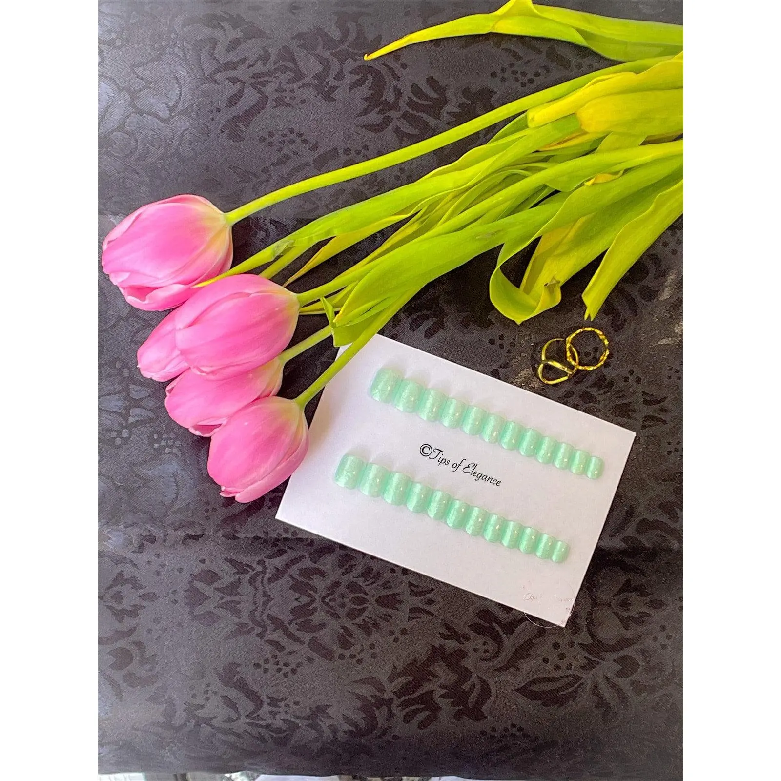 Unicorn Iridescent Pearl | Ready to Ship Press-on Nails | 24 piece set Gel Polish Manicure nails