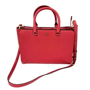 Pre-owned Tory Burch Patent Leather Shoulder Bags Saffiano Leather 2way Handbag